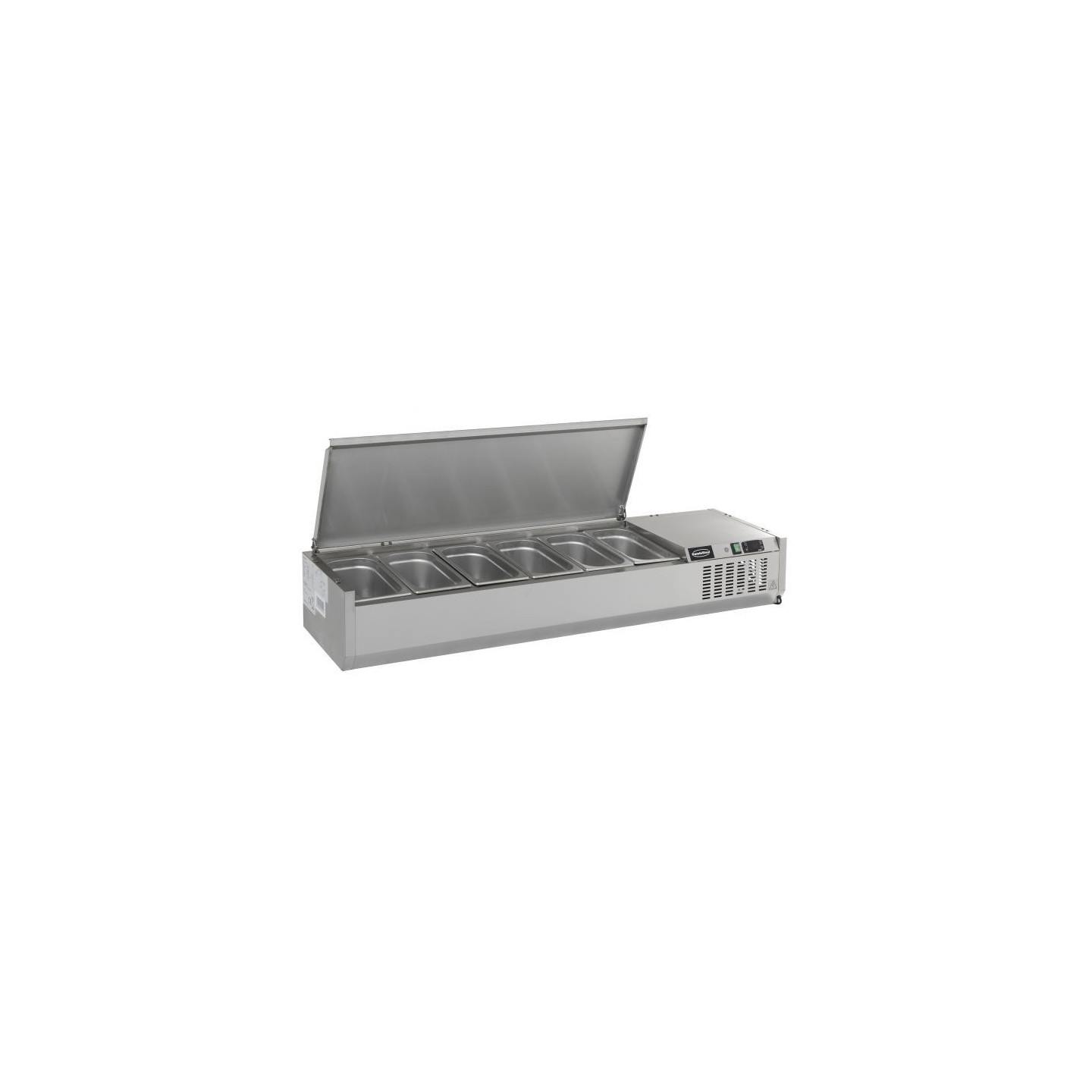 Kit réfrigéré 9xGN1 3 couvercle en inox Combisteel-mondialchr.com