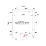 Chambre froide positive négative H2200 P1800 Combisteel-mondialchr.com