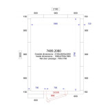 Chambre froide positive négative H2200 P3000 Combisteel-mondialchr.com