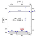 Chambre froide positive H2200 P1800 Combisteel-mondialchr.com