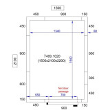 Chambre froide positive H2200 P2100 Combisteel-mondialchr.com