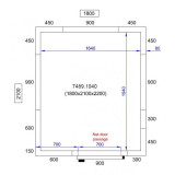 Chambre froide positive H2200 P2100 Combisteel-mondialchr.com