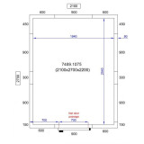 Chambre froide positive H2200 P2700 Combisteel-mondialchr.com