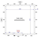Chambre froide positive H2200 P2400 Combisteel-mondialchr.com