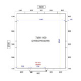 Chambre froide positive H2200 P2700 Combisteel-mondialchr.com