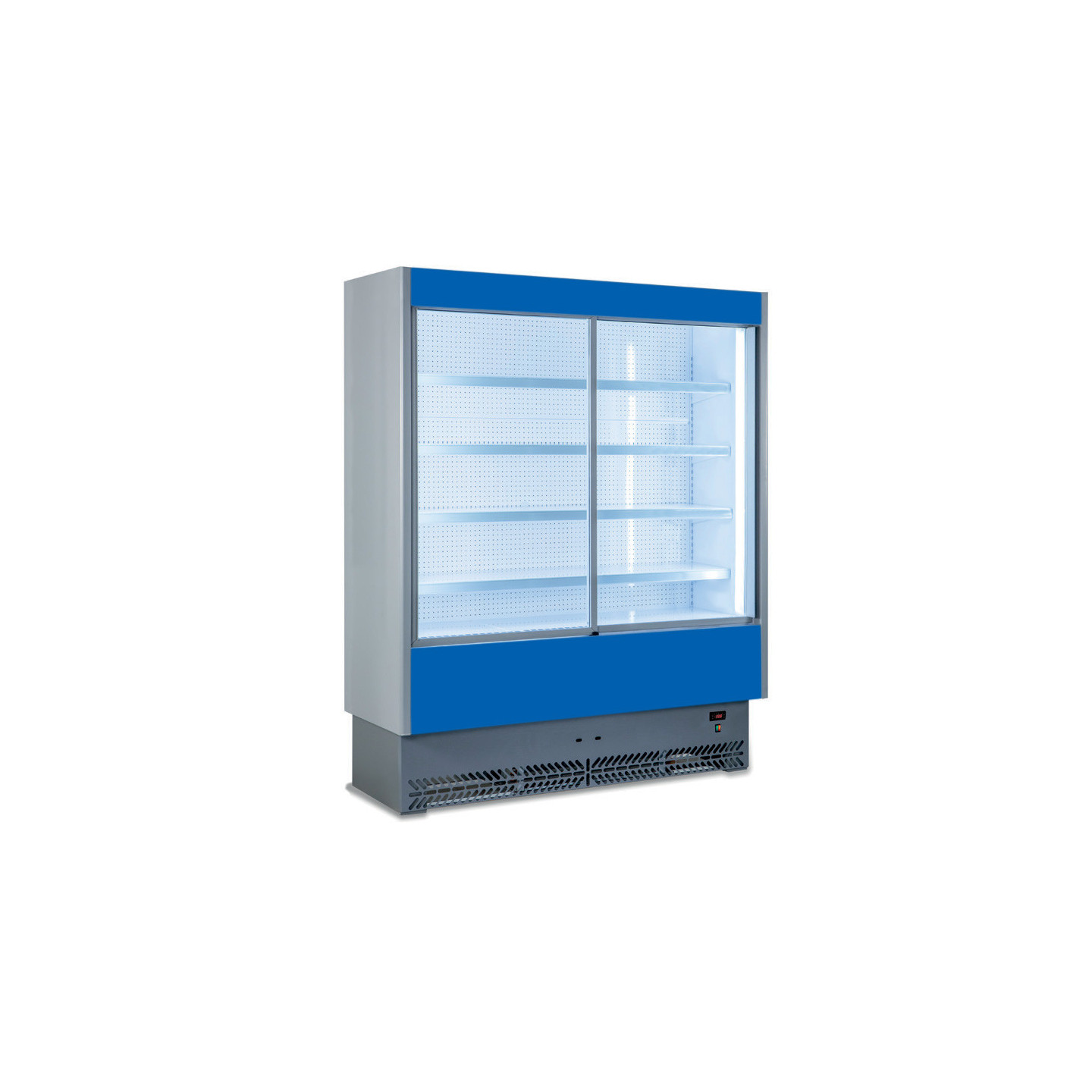Vitrine Murale Laquée P.650  Avec Portes Coulissantes - VULCANO