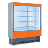 Vitrine Murale Laquée P.650  Avec Portes Coulissantes - VULCANO