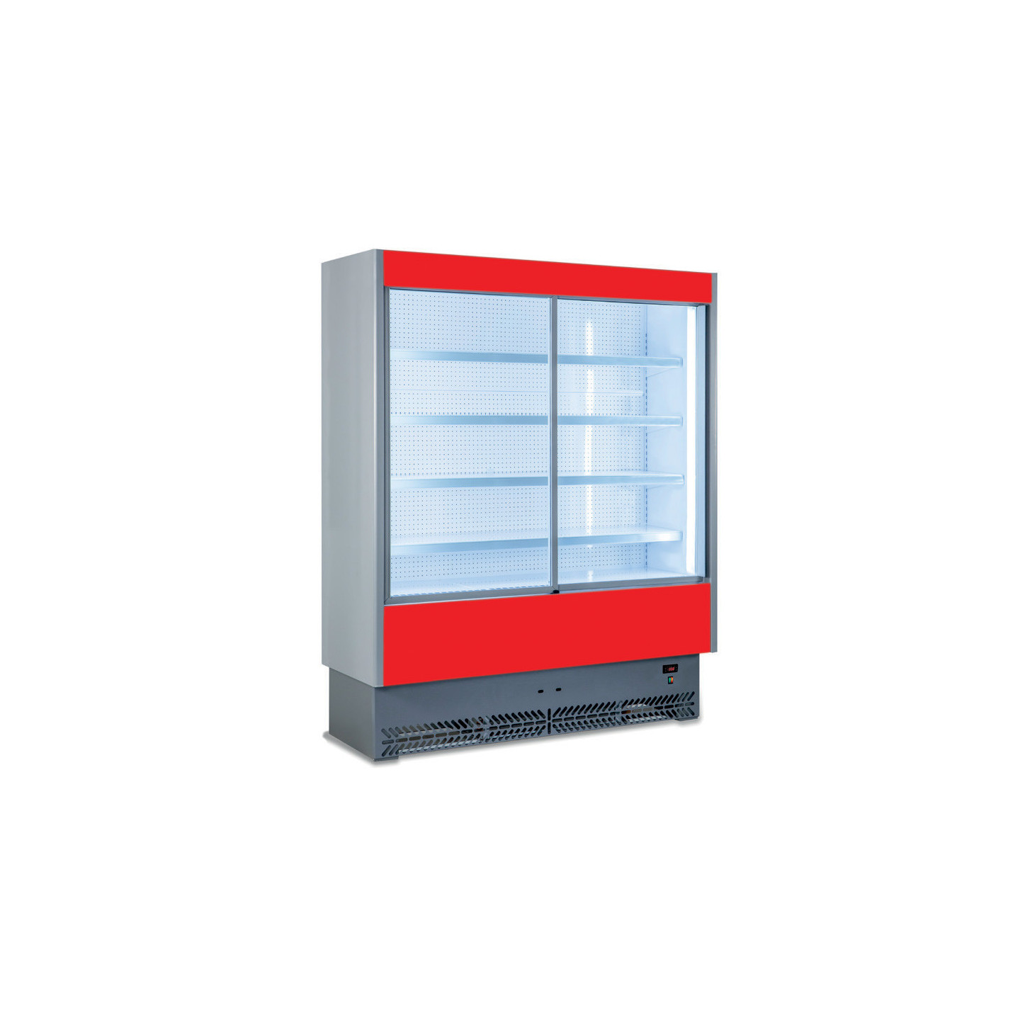 Vitrine Murale Laquée P.650  Avec Portes Coulissantes - VULCANO