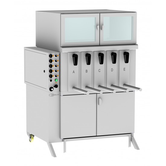 Rôtissoire grill vertical GV5 gresilva pour poulet braisé-mondialchr.com