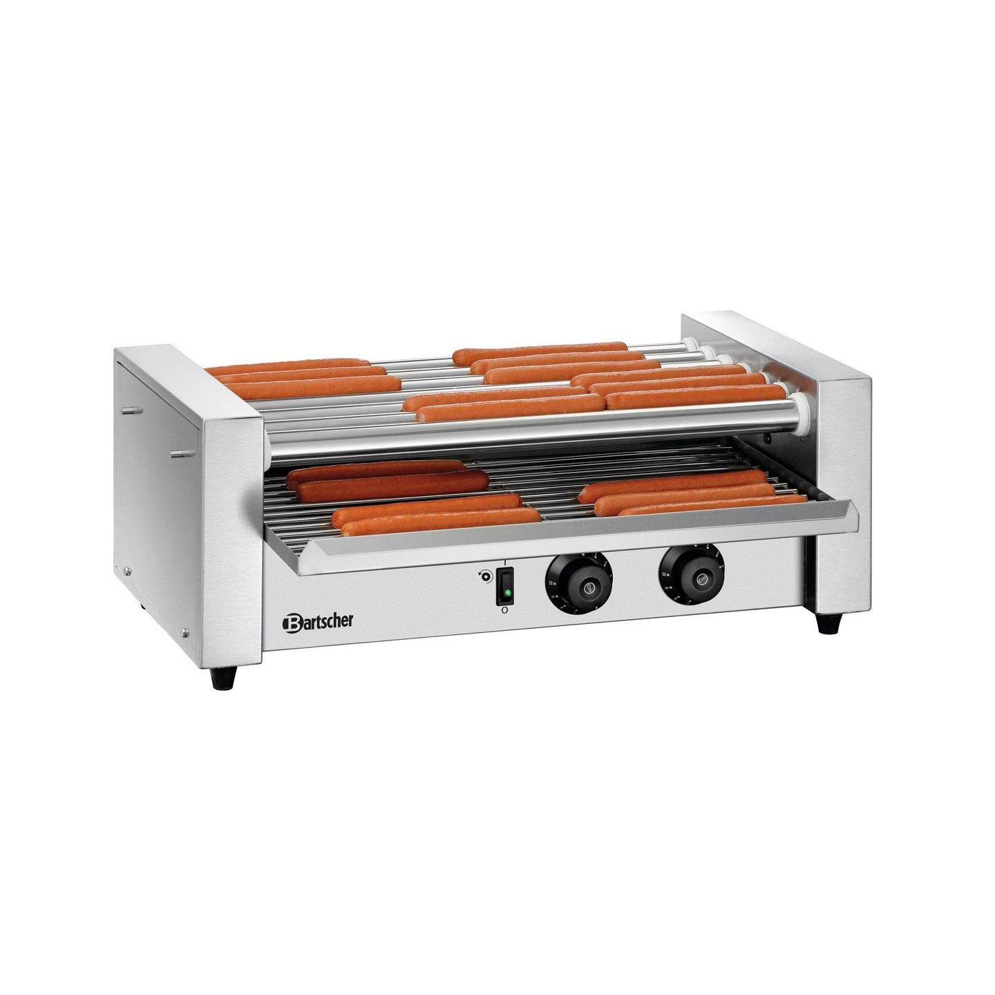 Grill pour saucisses à rouleaux pour 18 saucisses Bartscher-mondialchr.com