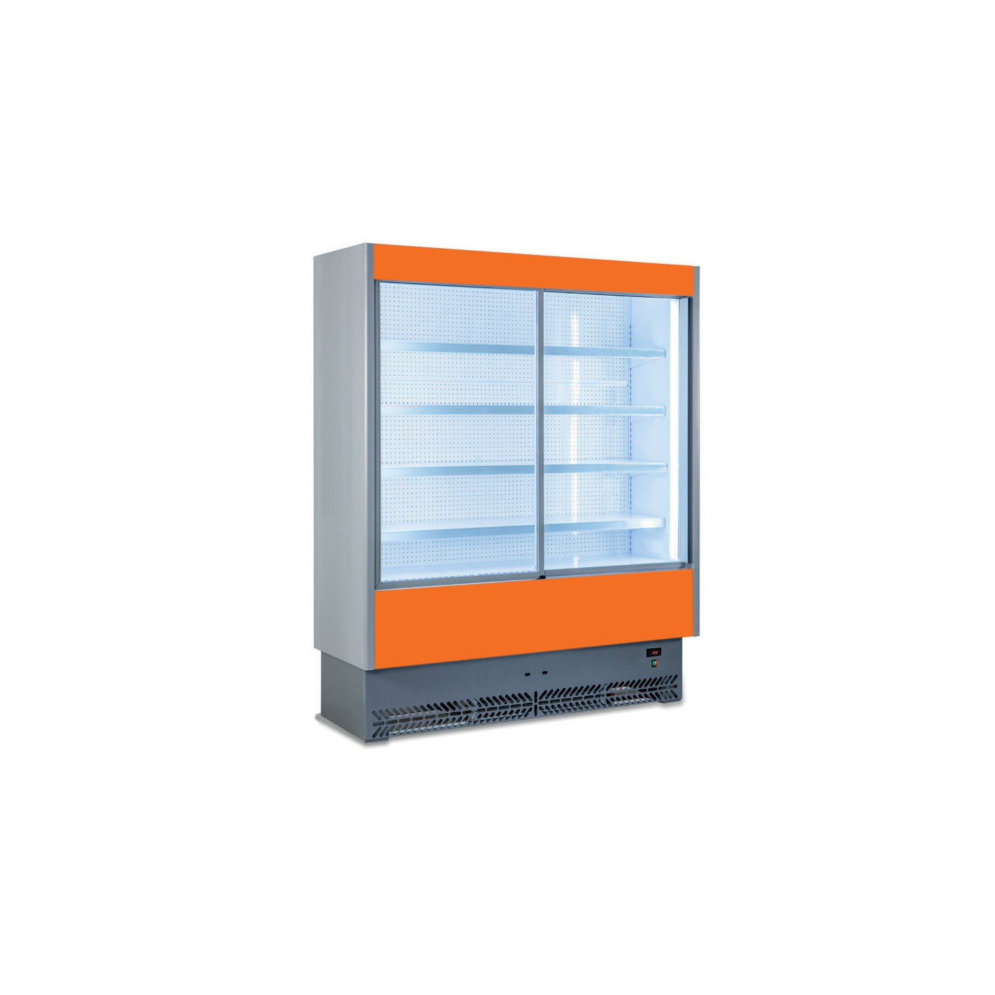 Vitrine Murale Laquée 1975mm P.650 Avec Portes Coulissantes - VULCANO