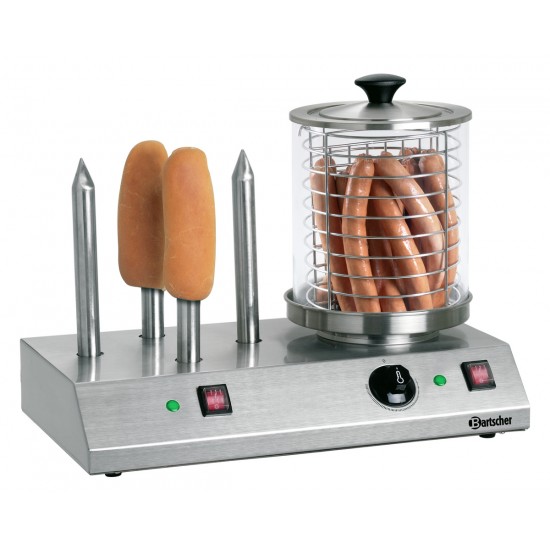 Appareil à hot-dog électrique 4 Toasts BARTSCHER A120408-mondialchr.com