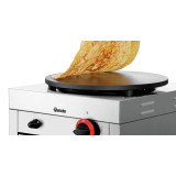 Crêpière gaz professionnelle 1CP400G Bartscher 1043613-mondialchr.com