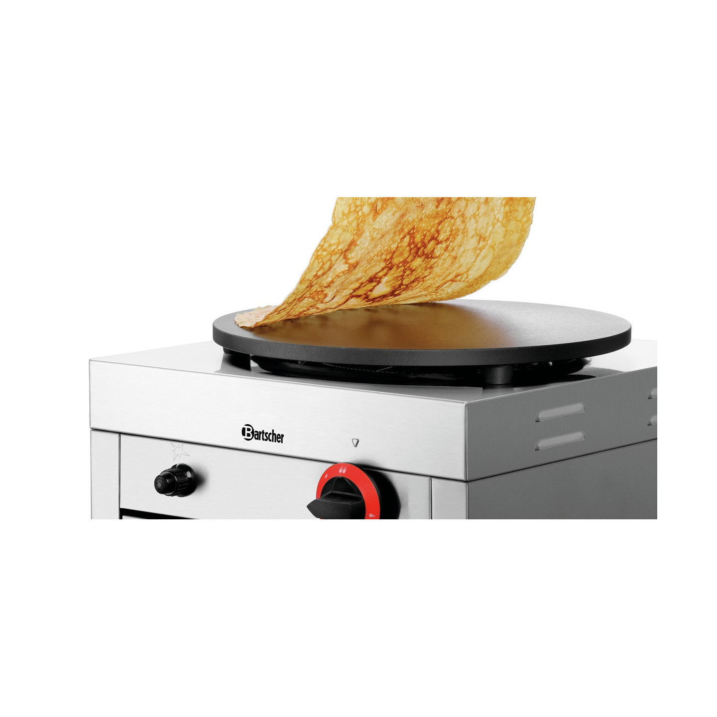 Crêpière gaz professionnelle 1CP400G Bartscher 1043613-mondialchr.com