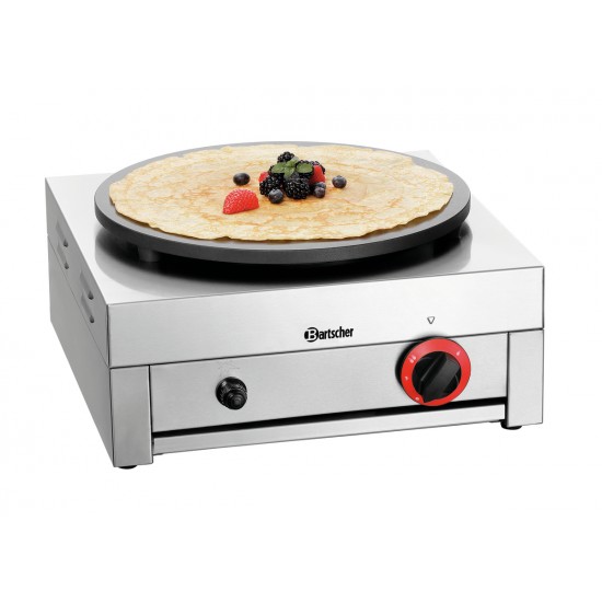 Crêpière gaz professionnelle 1CP400G Bartscher 1043613-mondialchr.com