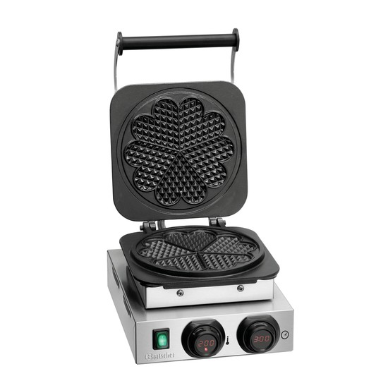 Gaufrier MDI 1HW211 Gaufre en cœur Bartscher 370197-mondialchr.com