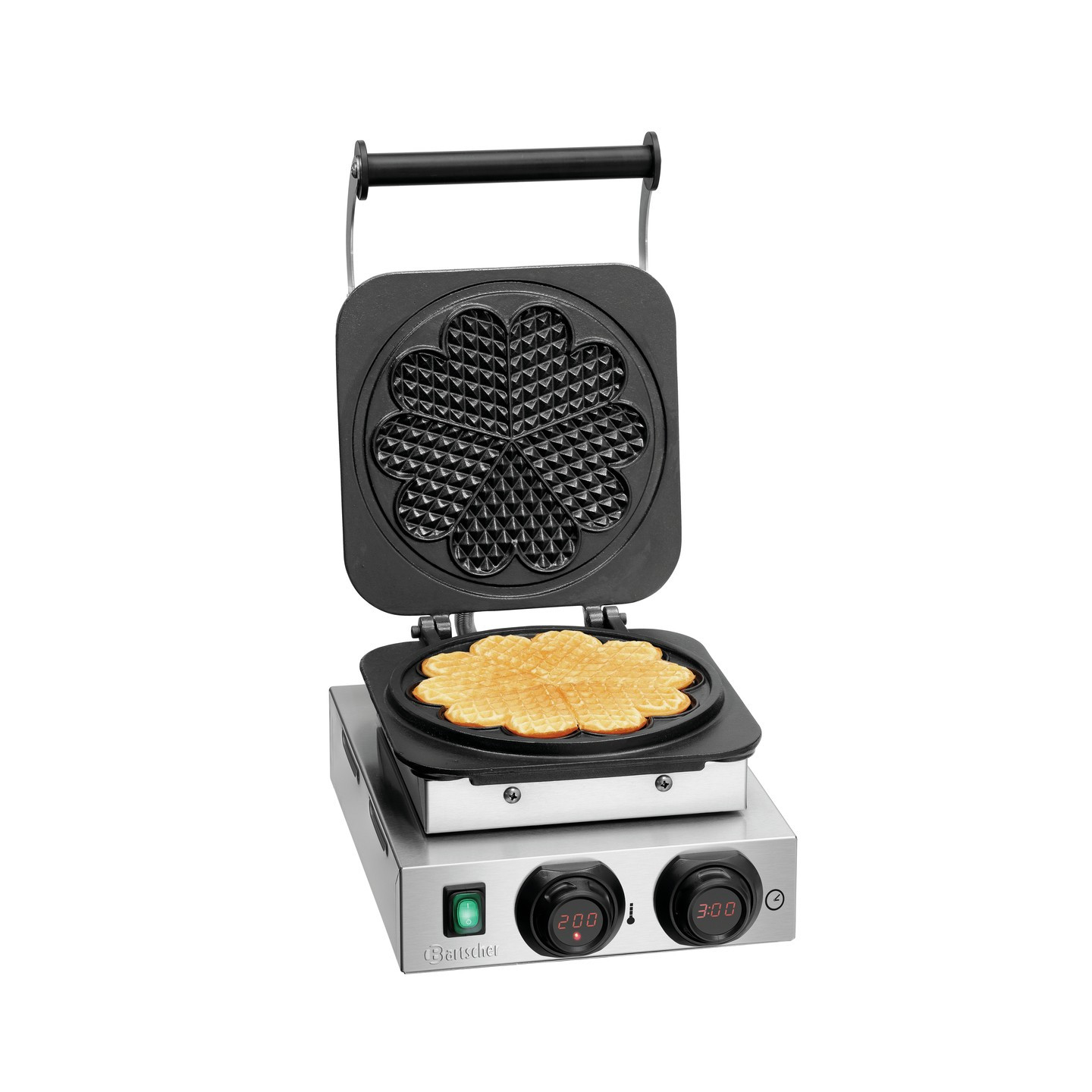 Gaufrier MDI 1HW211 Gaufre en cœur Bartscher 370197-mondialchr.com