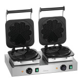 Gaufrier MDI 2xGaufre en cœur 2HW211 Bartscher 370198-mondialchr.com