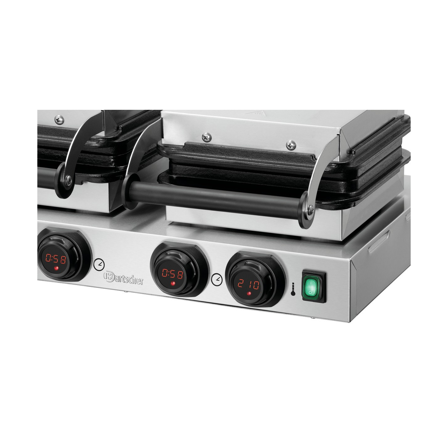 Gaufrier MDI 2xGaufre de Bruxelles 2BW160 101 Bartscher-mondialchr.com