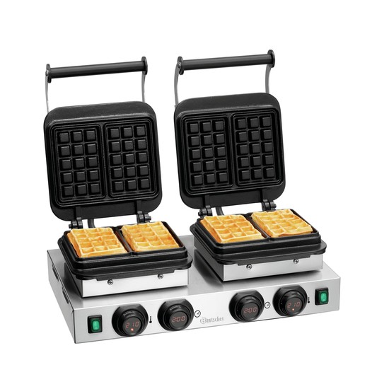 Gaufrier MDI 2xGaufre de Bruxelles 2BW160 101 Bartscher-mondialchr.com