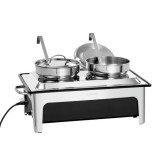 Soupière double électrique 2x4L 2200w Bartscher-mondiamchr.com