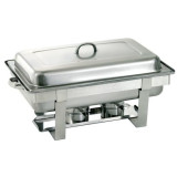 chafing dish GN1/1 avec chauffage en gel combustible-mondialchr.com