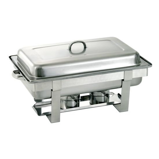 chafing dish GN1/1 avec chauffage en gel combustible-mondialchr.com