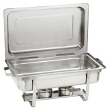 chafing dish GN1/1 avec chauffage en gel combustible-mondialchr.com