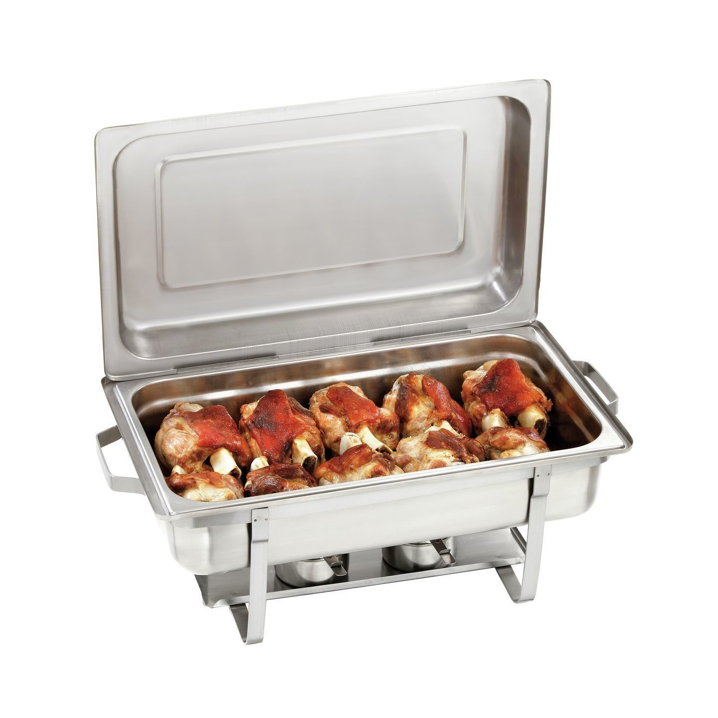 chafing dish GN1/1 avec chauffage en gel combustible-mondialchr.com