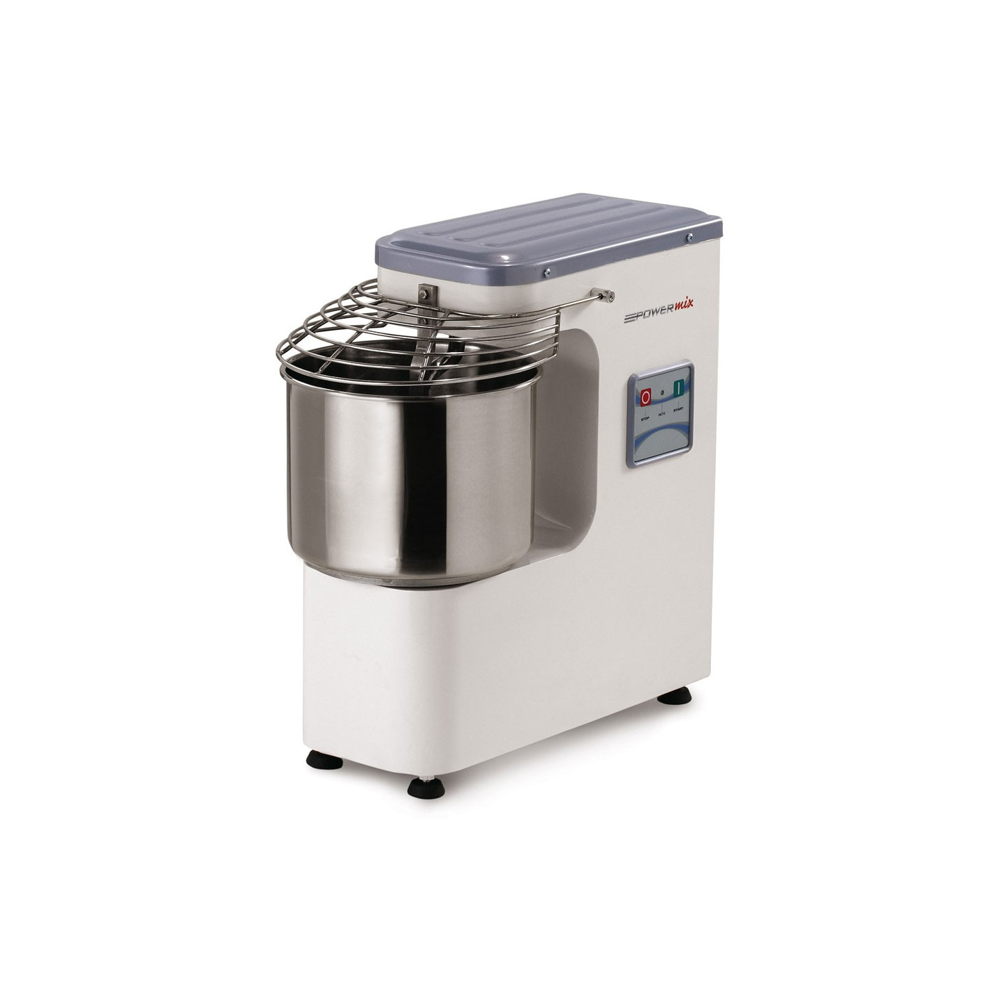 Pétrin à spirale 20L Triphasé 2 vitesses Mecnosud PK18D-mondialchr.com