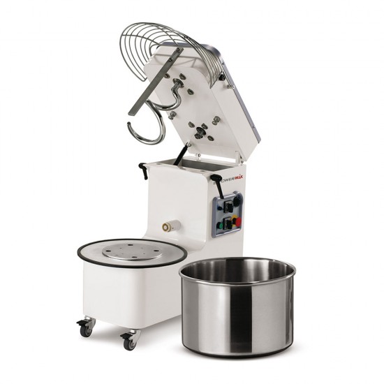 Pétrin à spirale 33L 400V pour pizza tête relevable 2V PK25AD MECNOSUD-mondialchr.com