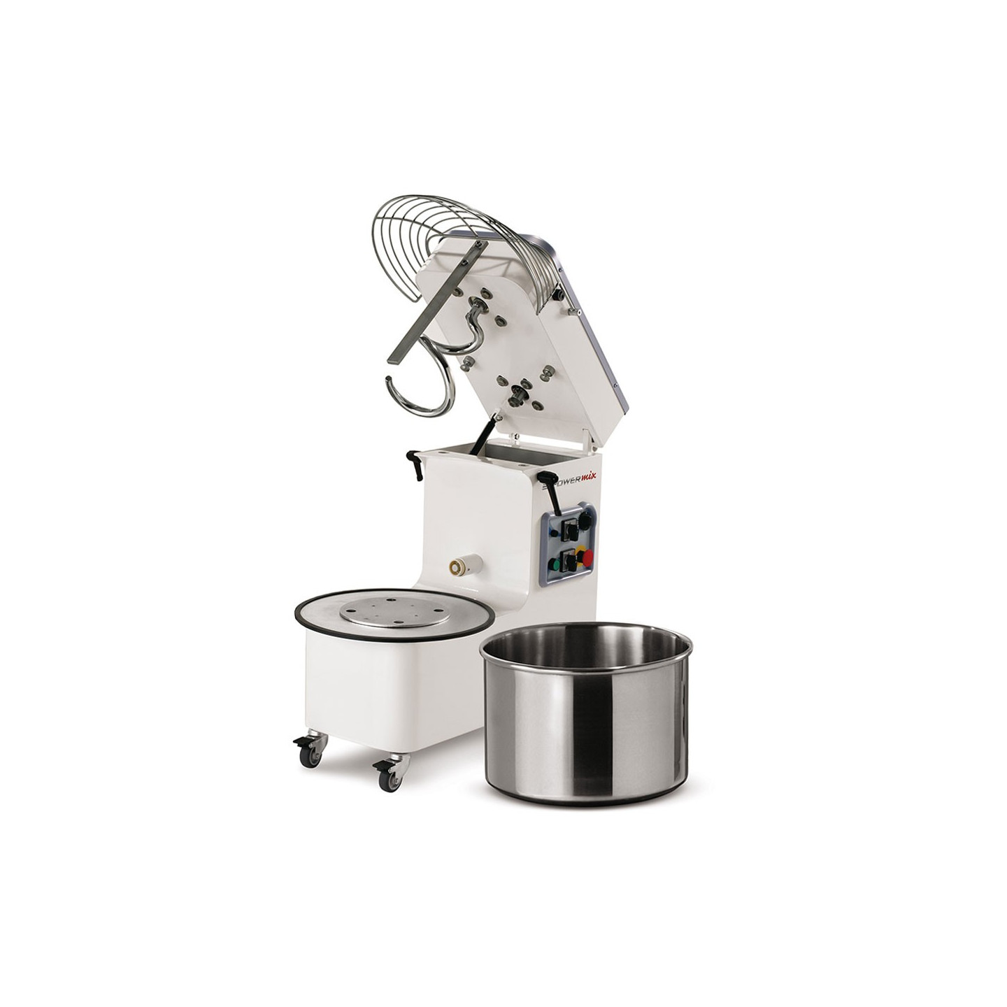 Pétrin à spirale 40L 400V tête relevable 2V PK38AD MECNOSUD-mondialchr.com