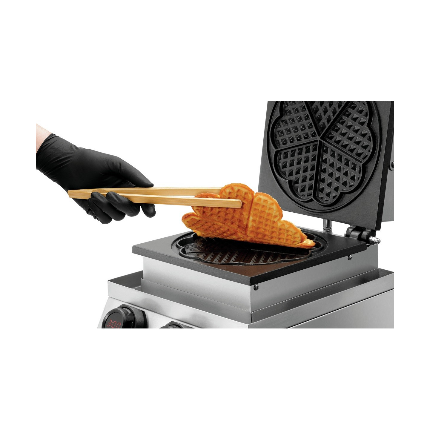 Gaufrier MDI 1HW-AL Gaufre en coeur 210mm Bartscher-mondialchr.com