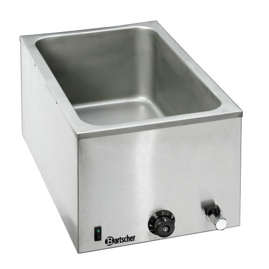Bain Marie GN11 avec robinet 200mm Bartscher 200207-mondialchr.com