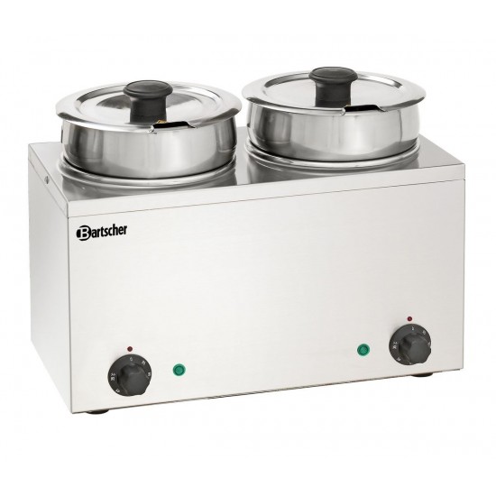 Bain Marie Hotpot 2x pot 3 5L Bartscher 606035-mondialchr.com