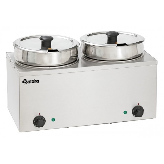 Bain Marie Hotpot 2x pot 6 5 L Bartscher 606065-mondialchr.com