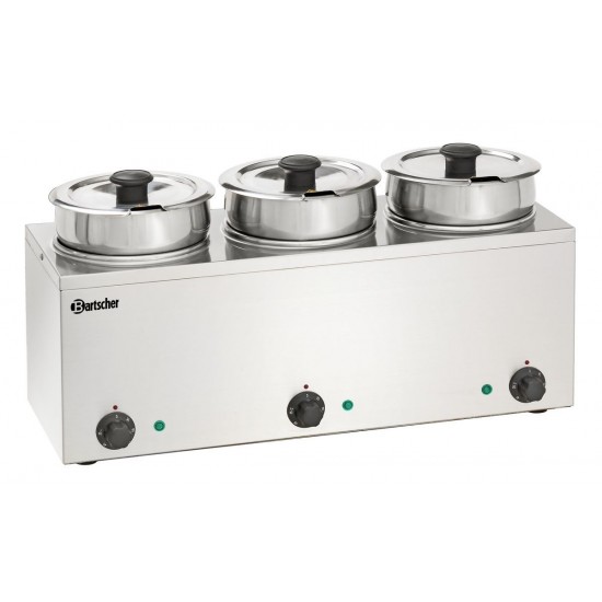 Bain Marie Hotpot 3x pot 3 5L Bartscher 607035-mondialchr.com