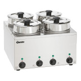 Bain Marie Hotpot 4x pot 3 5L Bartscher 608035-mondialchr.com