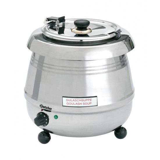 Soupière De Luxe Argentée 9L Bartscher 100058-mondialchr.com