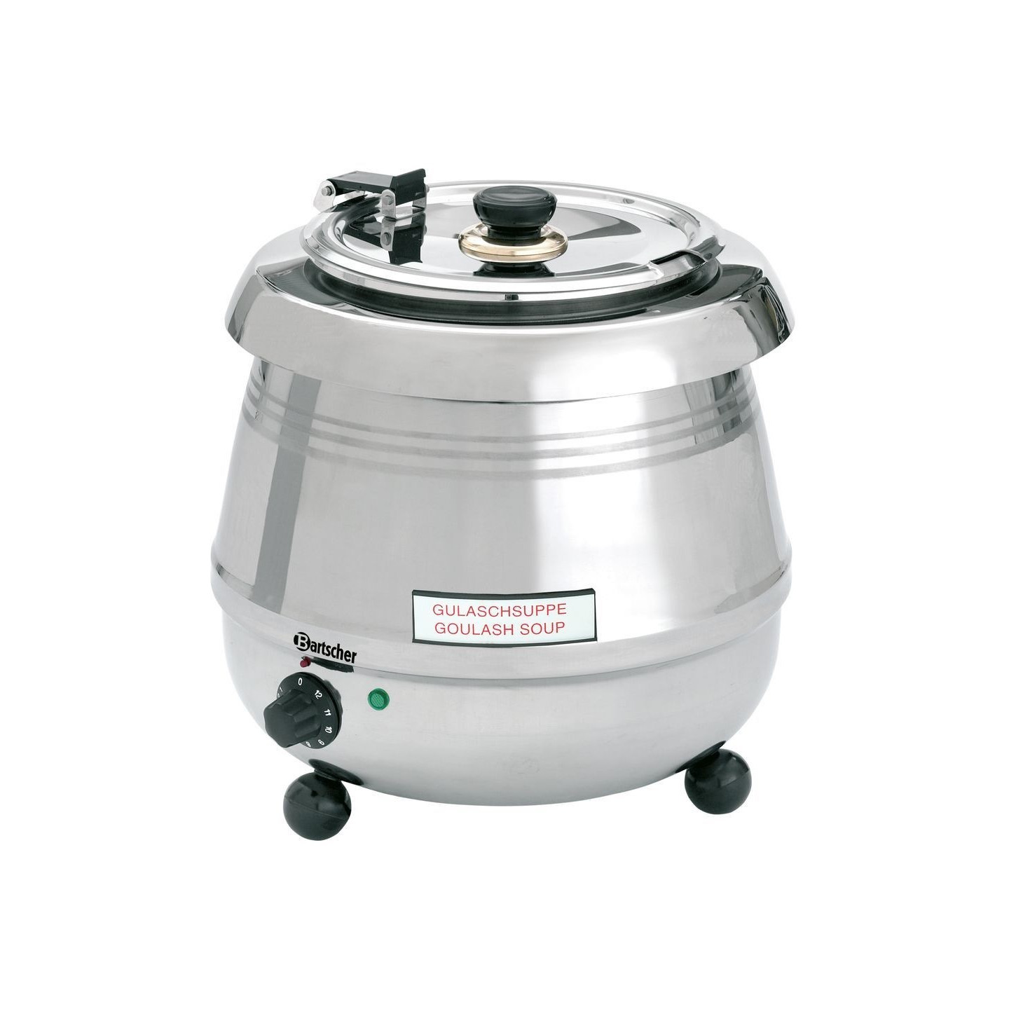 Soupière De Luxe Argentée 9L Bartscher 100058-mondialchr.com