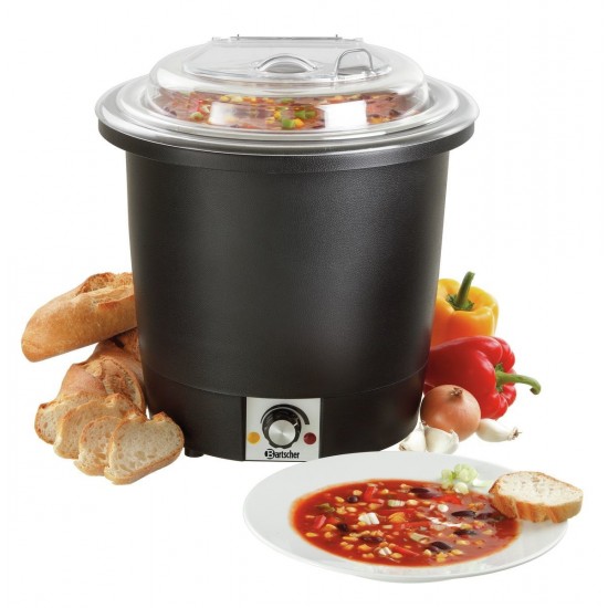 Soupière noire 10L Bartscher 100048-mondialchr.com
