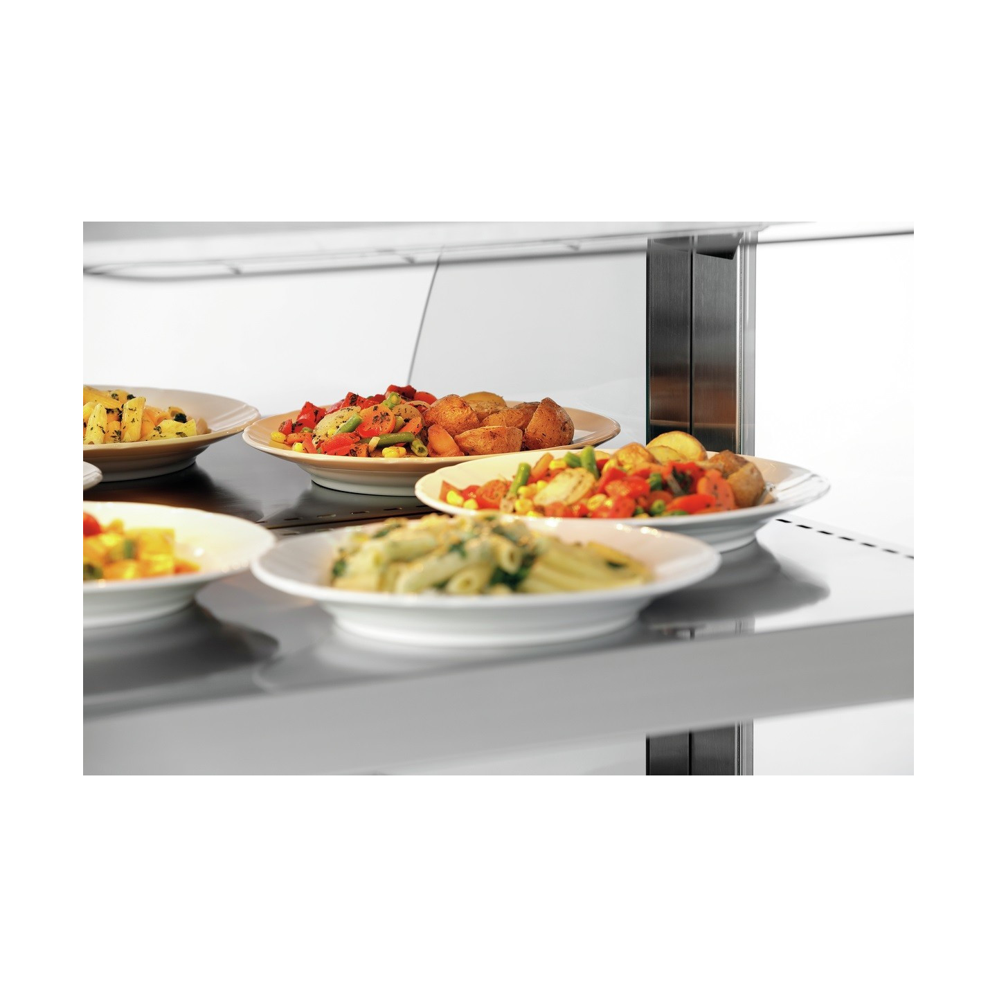 vitrine de comptoir chauffante 5900 2ER Bartscher 305064-mondialchr.com