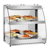 vitrine de comptoir chauffante 5900 2ER Bartscher 305064-mondialchr.com