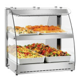 vitrine de comptoir chauffante 5900 2ER Bartscher 305064-mondialchr.com