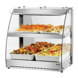 vitrine de comptoir chauffante 5900 2ER Bartscher 305064-mondialchr.com