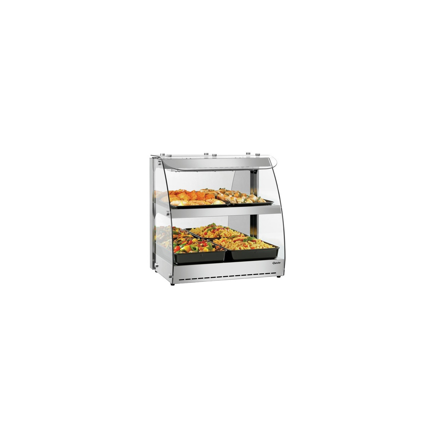 vitrine de comptoir chauffante 5900 2ER Bartscher 305064-mondialchr.com