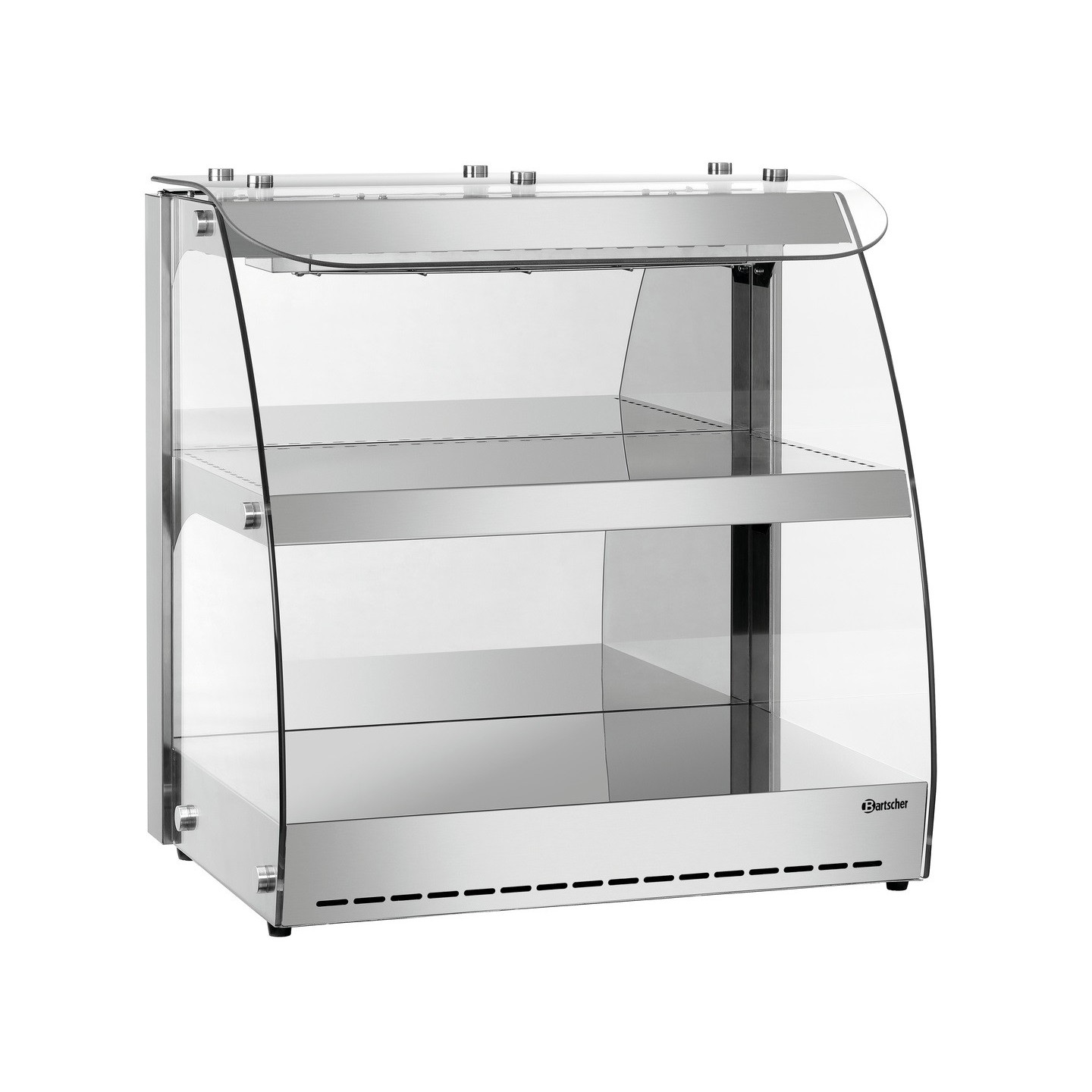 vitrine de comptoir chauffante 5900 2ER Bartscher 305064-mondialchr.com