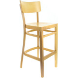 Chaise haute de restaurant Bastia naturel Valero-mondialchr.com