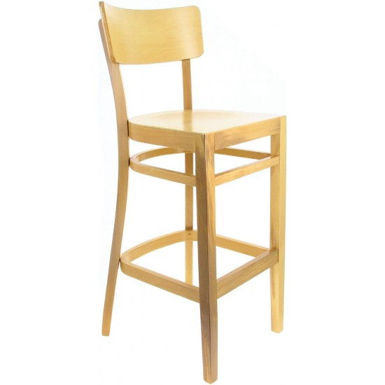 Chaise haute de restaurant Bastia naturel Valero-mondialchr.com