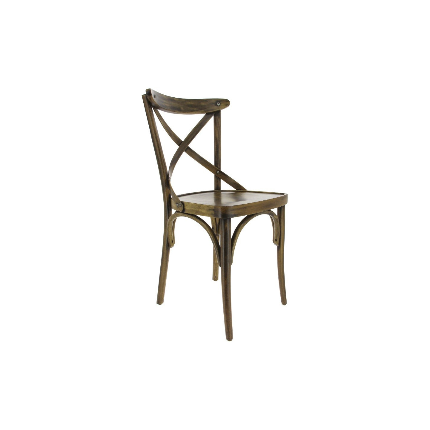Chaise de restaurant Chinon Hêtre cérusé foncé Valero-mondialchr.com